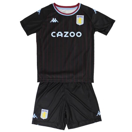 Billiga Fotbollströjor Aston Villa Barn Borta tröja 2020/21 Kortärmad